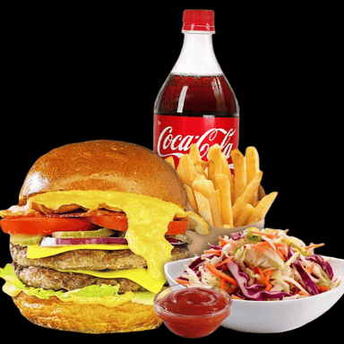 GO Burger меню (615 гр/500 мл)