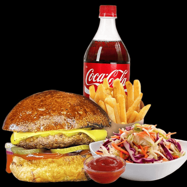 Чізбургер меню (525 гр/500 мл)