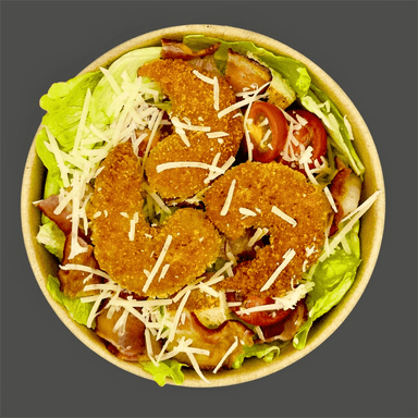 Цезар з тигровою креветкою в паніровці